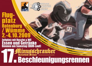 17. Minusschrauber Rollerklub Beschleunigungsrennen